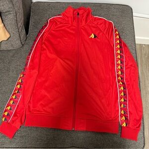 Kappa Vibrant Red Zip-Up Jacket
